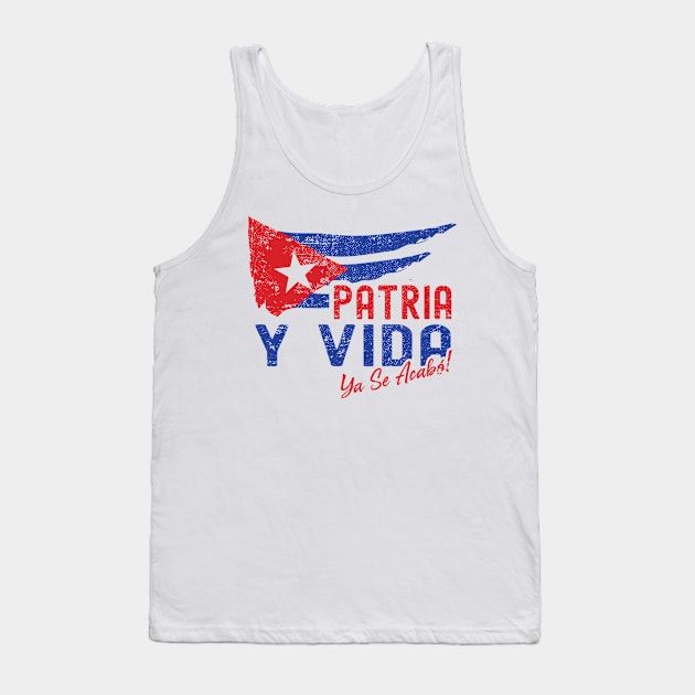 Patria Y Vida Tank Top by SM Shirts